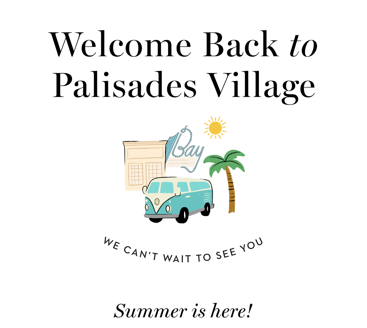 If you were looking for a sign to visit #PalisadesVillage this