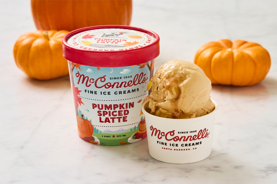 Pumpkin Spice Latte Flavor at McConnell’s Fine Ice Creams