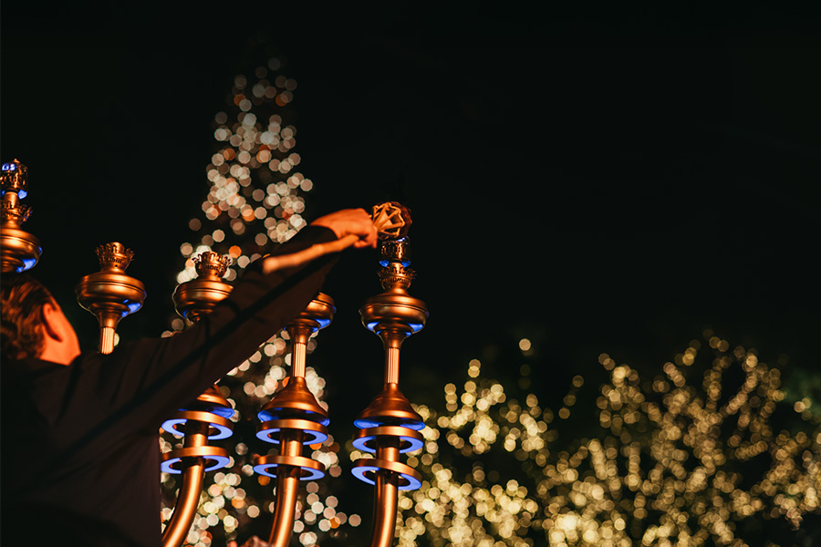 Palisades Village Menorah Lighting